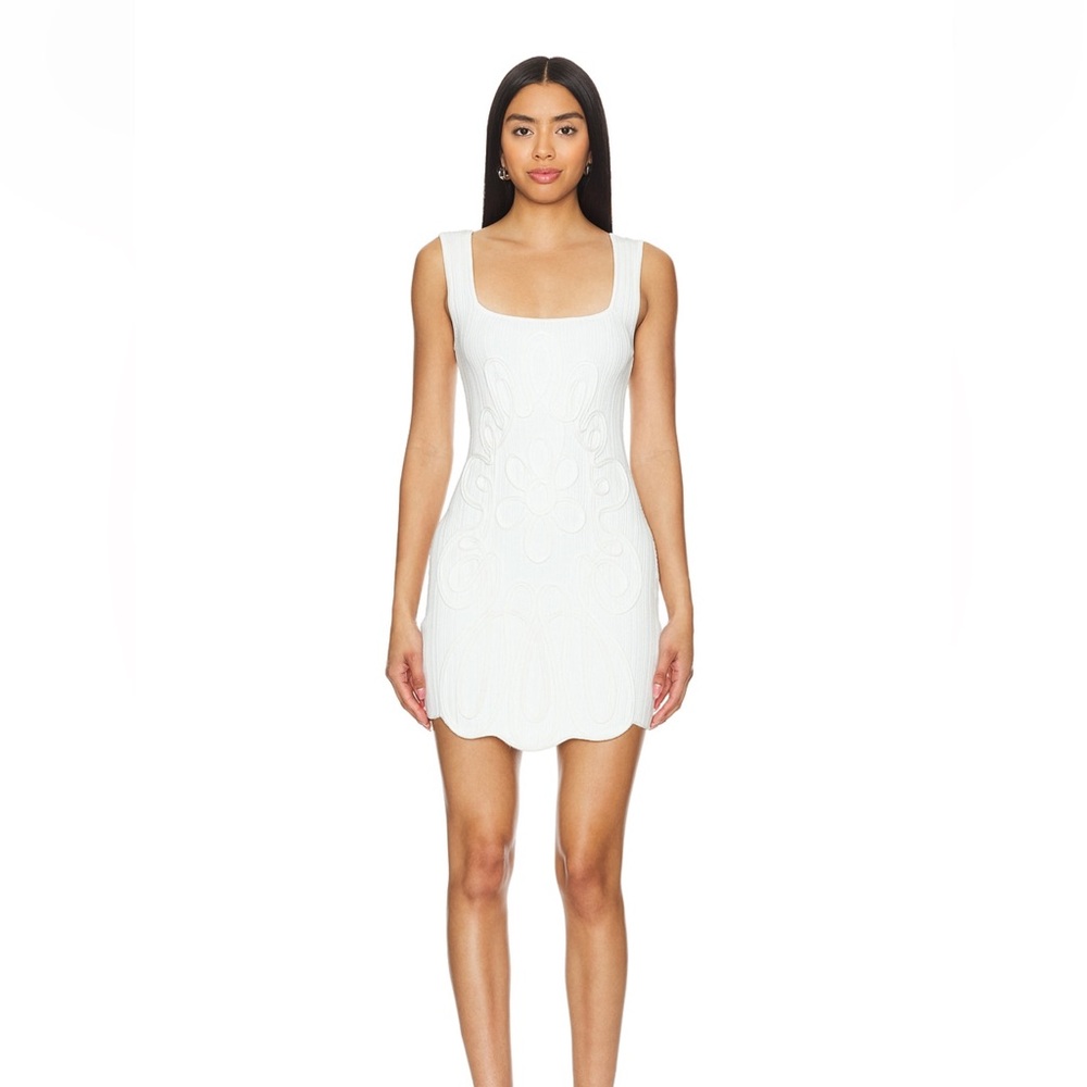 MAJORELLE MERIDA MINI DRESS IVORY